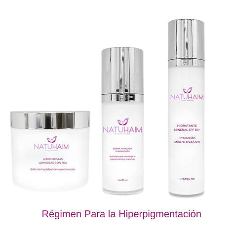 Régimen para la hiperpigmentación