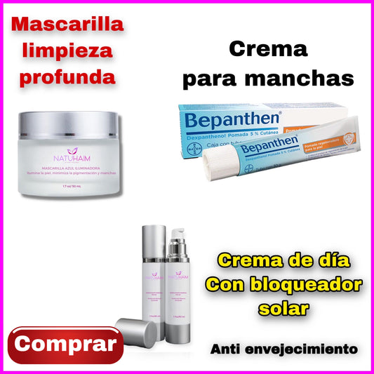 Kit completo de 3 productos