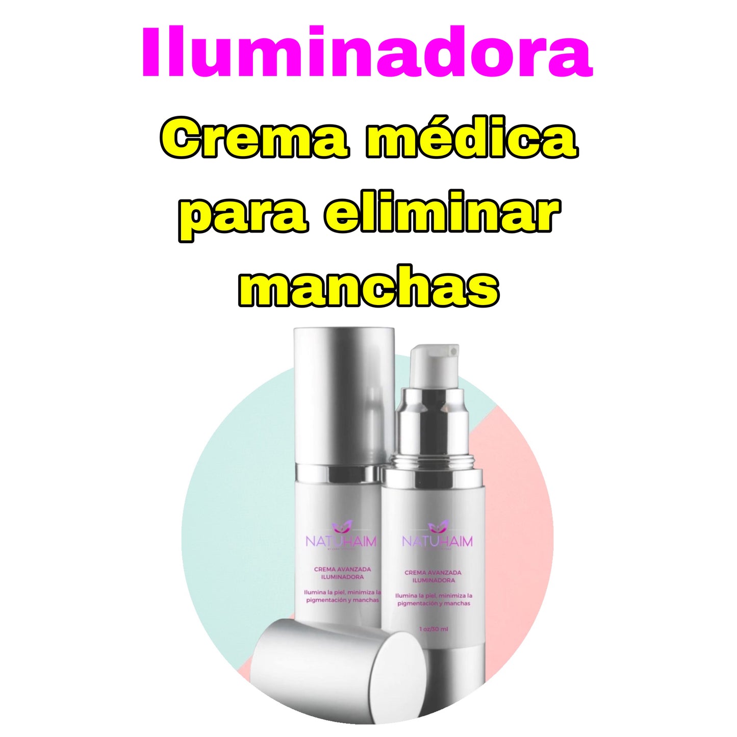 Crema iluminadora para man chas - Natuhaim
